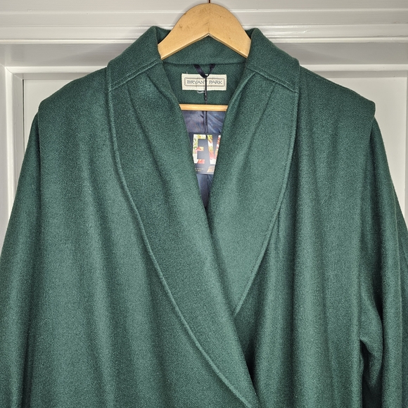 VTG 80s Bryant Park Shawl Collar Coat - Picture 2 of 9